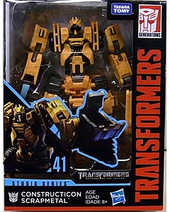 HASBRO TRANSFORMERS STUDIO SERIES DELUXE CLASS CONSTRUCTICON SCRAPMETAL #41